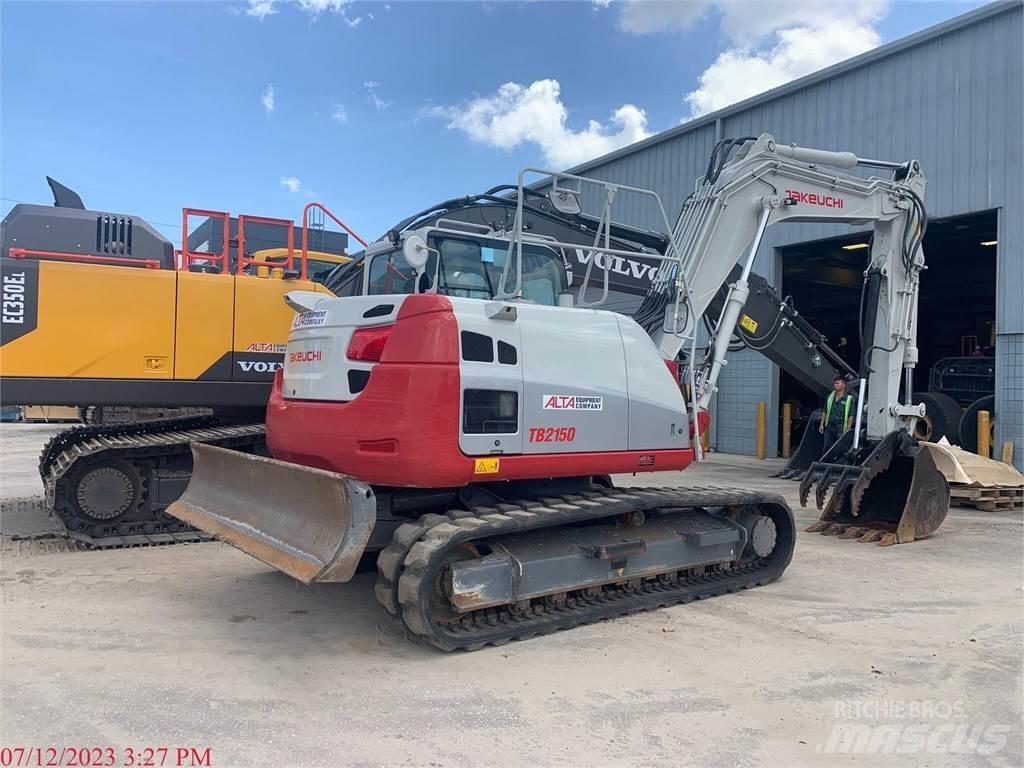 Takeuchi TB2150 Gravemaskiner på larvebånd