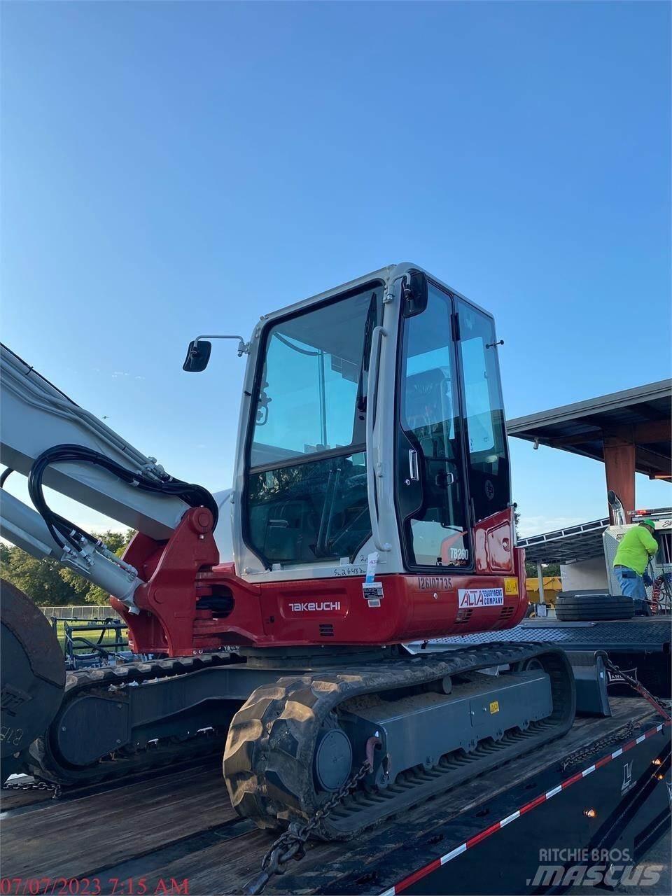 Takeuchi TB260 Gravemaskiner på larvebånd