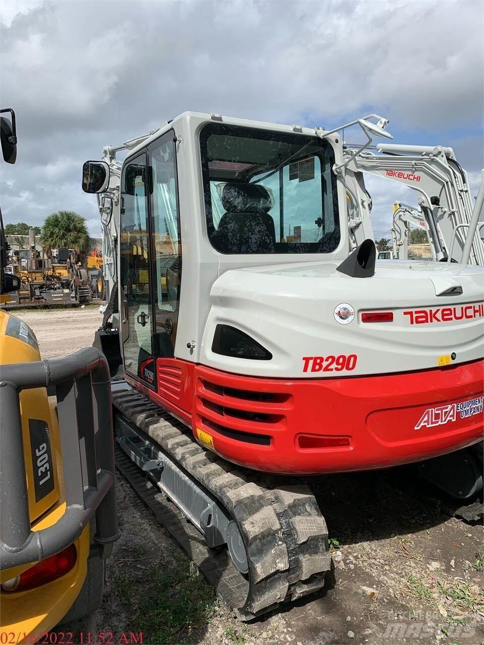 Takeuchi TB290 Gravemaskiner på larvebånd