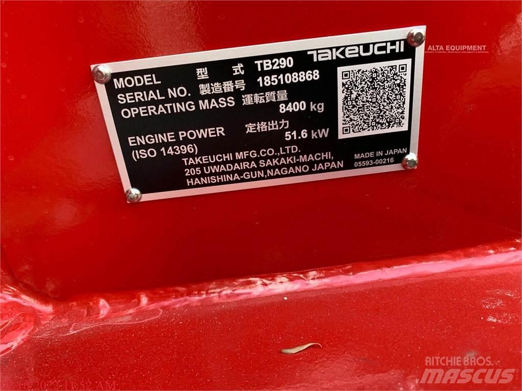 Takeuchi TB290 Gravemaskiner på larvebånd