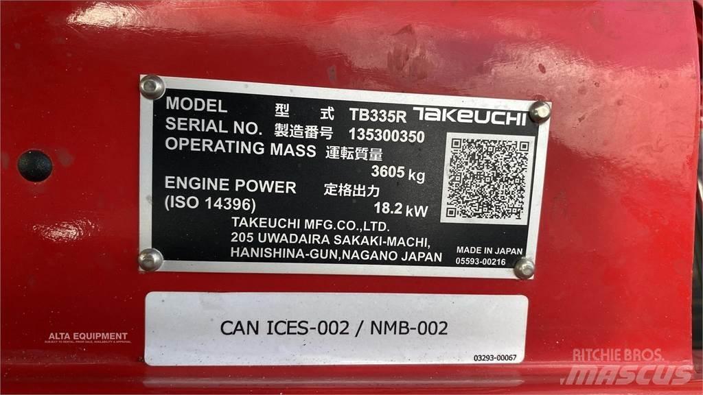Takeuchi TB335R Minigravemaskiner