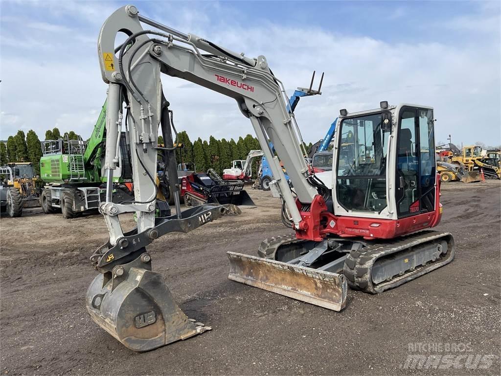 Takeuchi TB370 Gravemaskiner på larvebånd