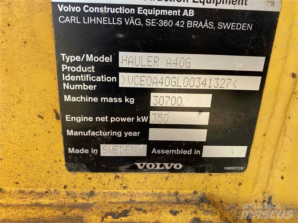 Volvo A40G Terrængående lastbiler