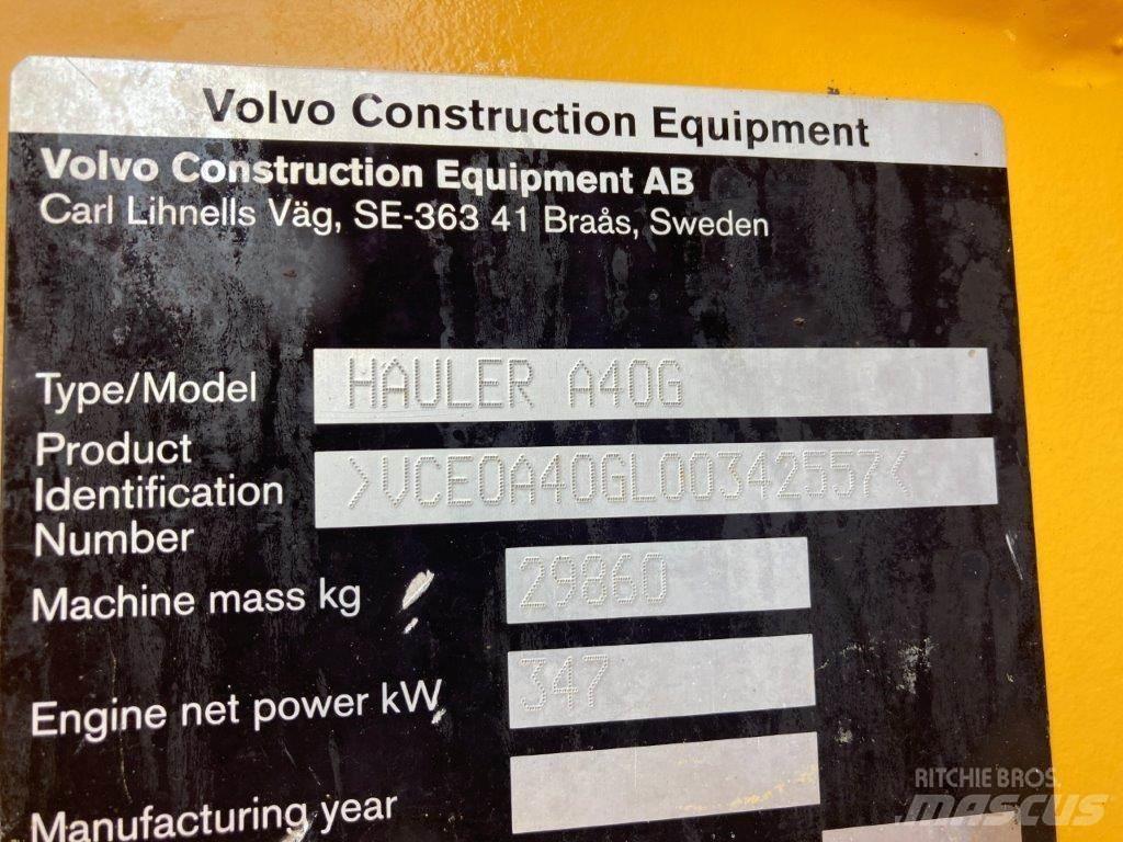 Volvo A40G Terrængående lastbiler