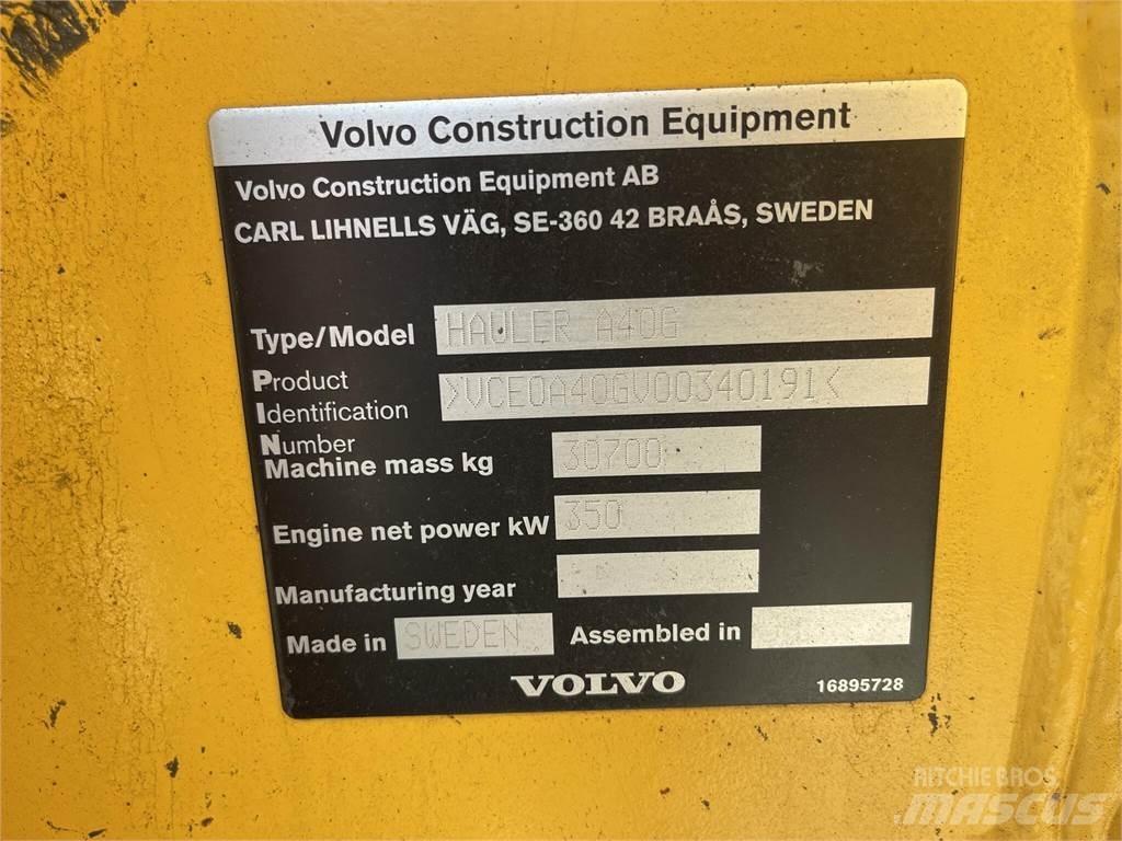 Volvo A40G Tankvogne - vand