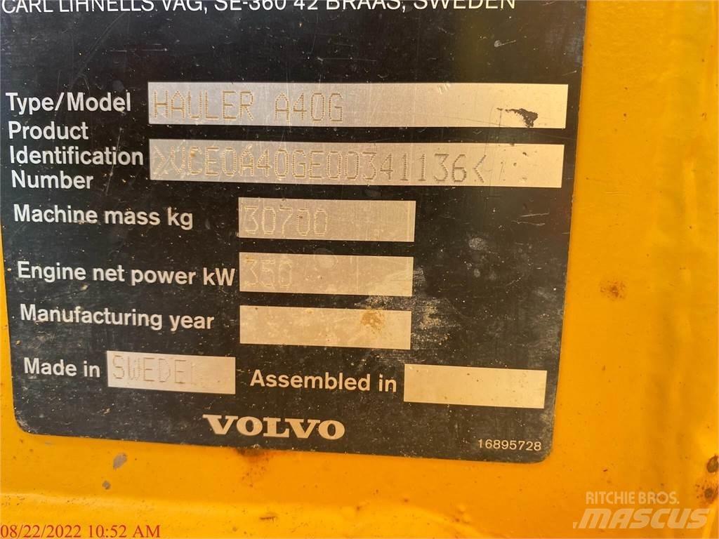 Volvo A40G Terrængående lastbiler