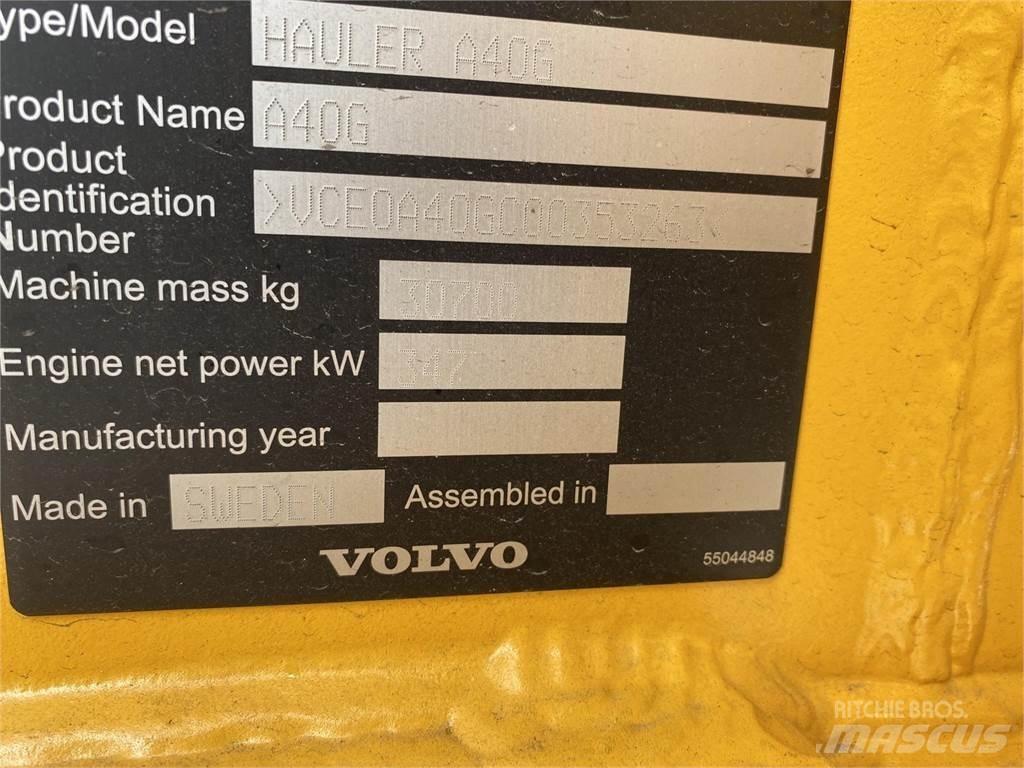 Volvo A40G Terrængående lastbiler