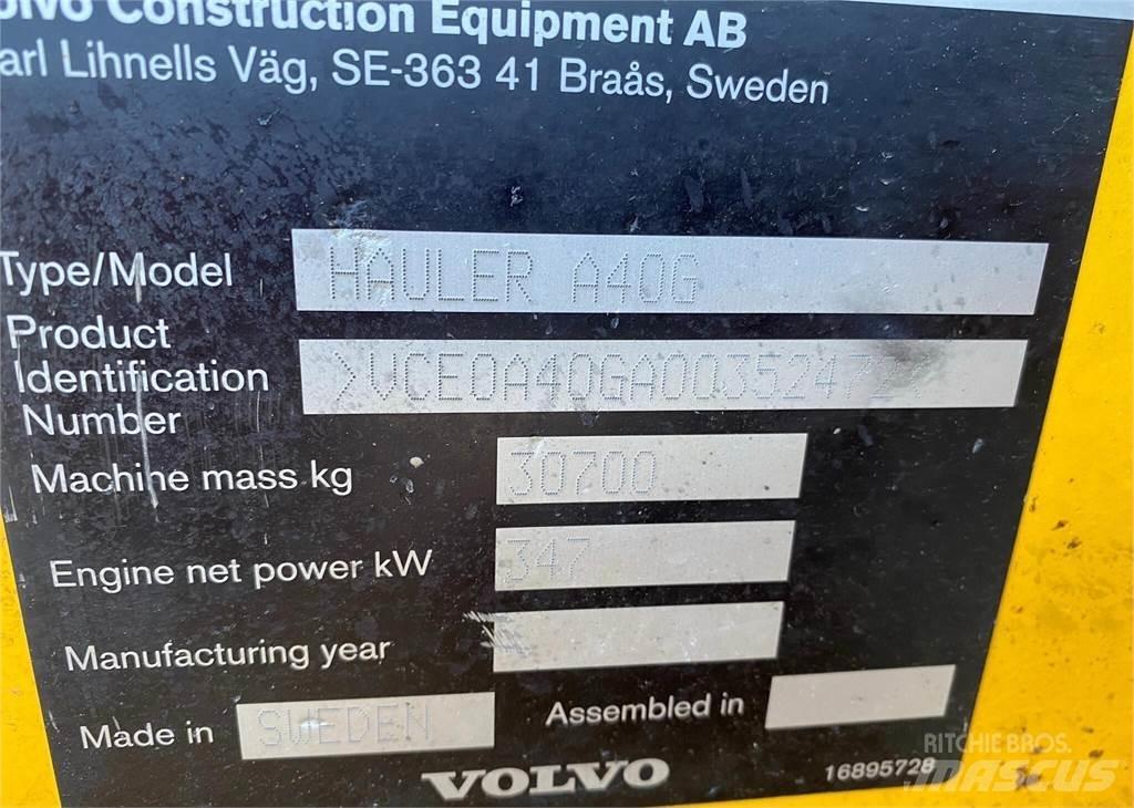 Volvo A40G Terrængående lastbiler
