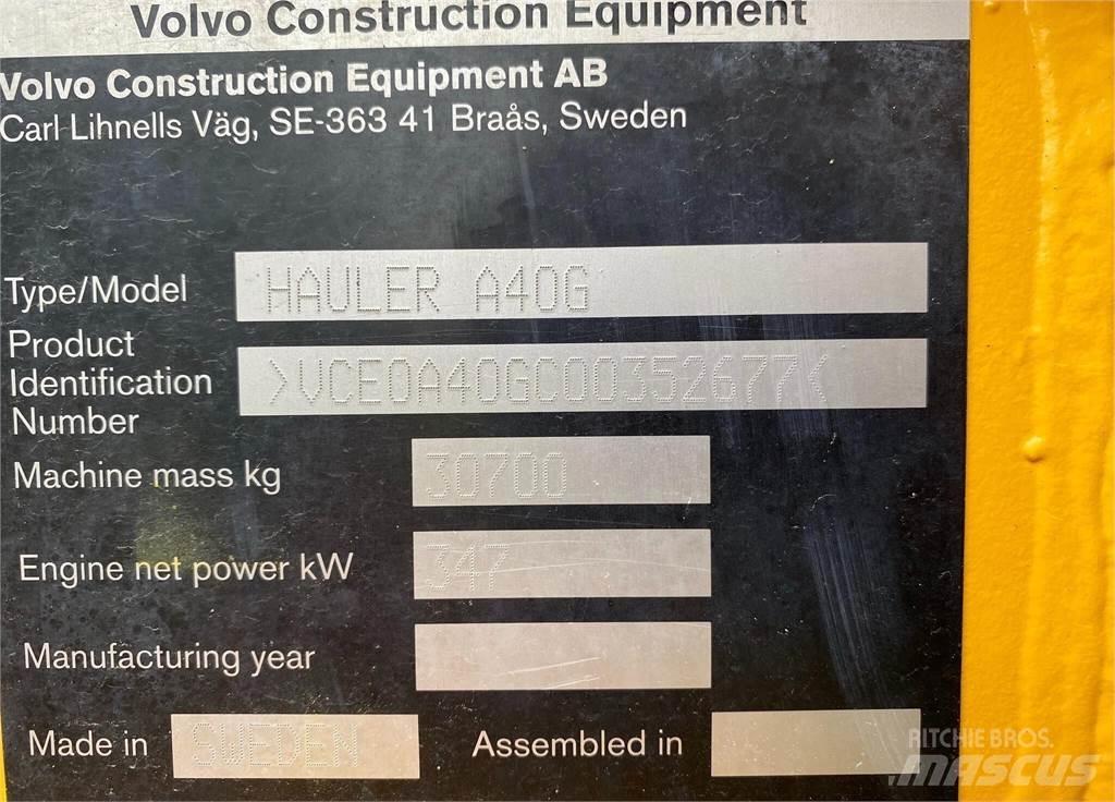 Volvo A40G Terrængående lastbiler