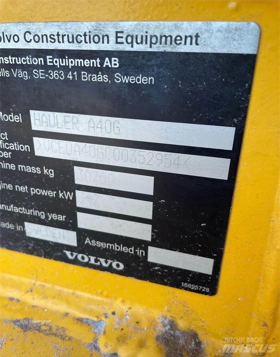 Volvo A40G Terrængående lastbiler