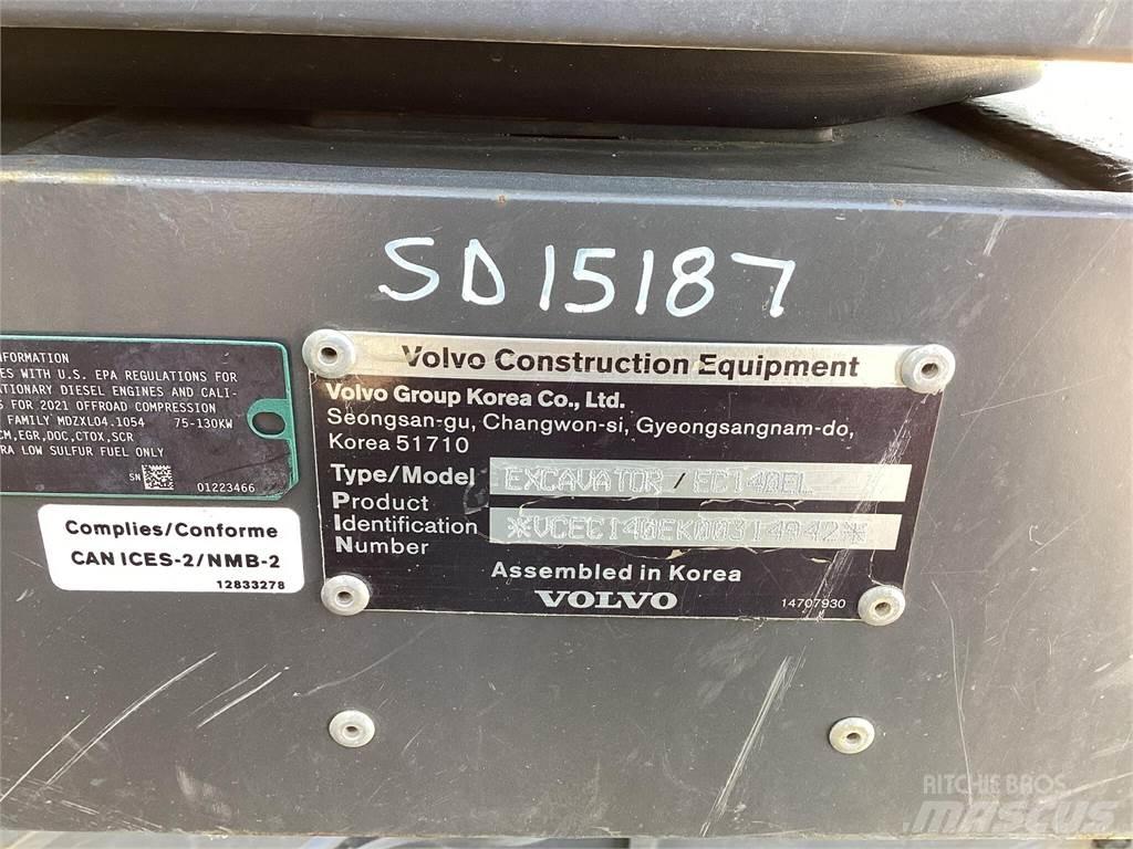 Volvo EC140EL Gravemaskiner på larvebånd