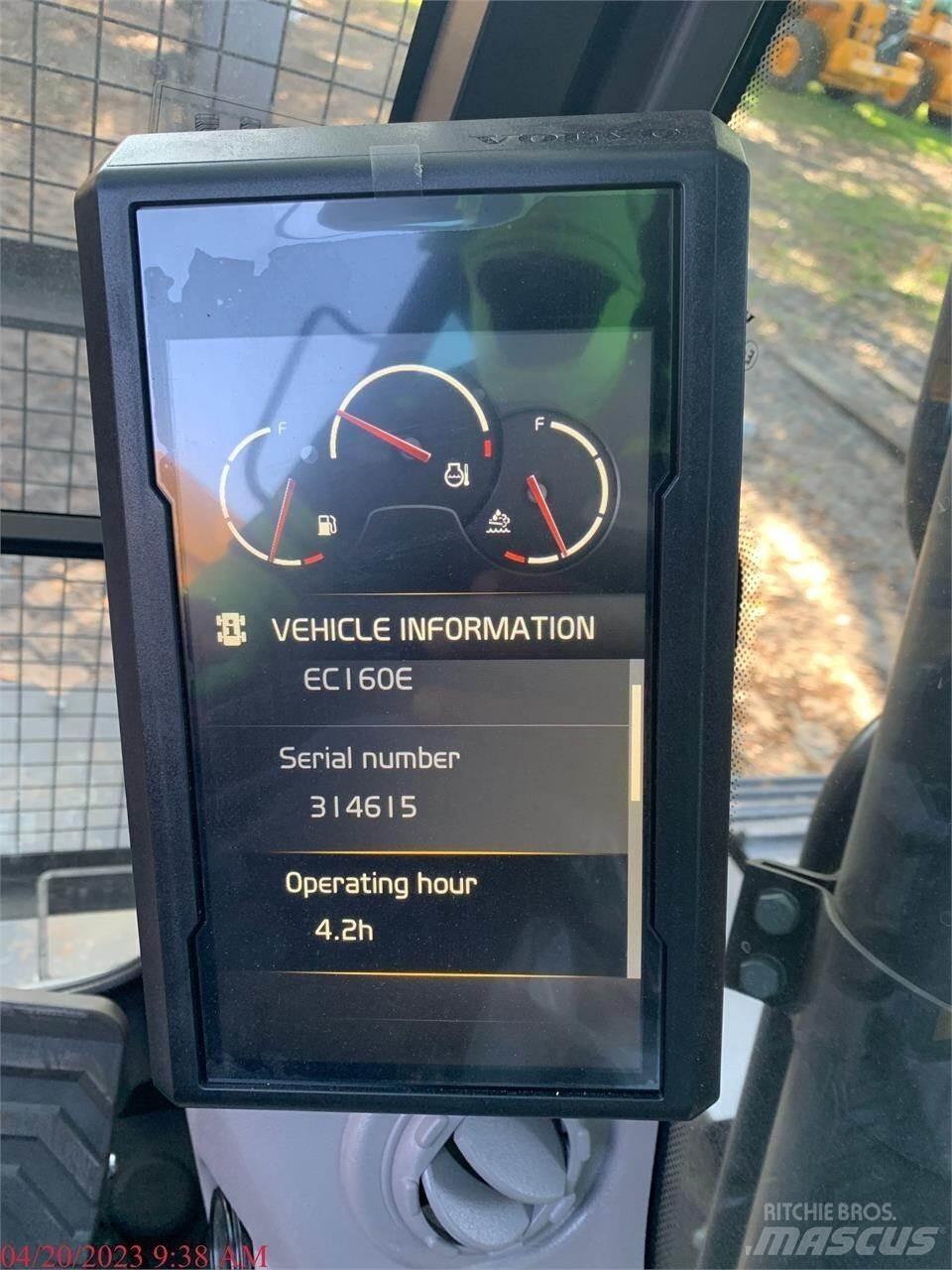Volvo EC160EL Gravemaskiner på larvebånd