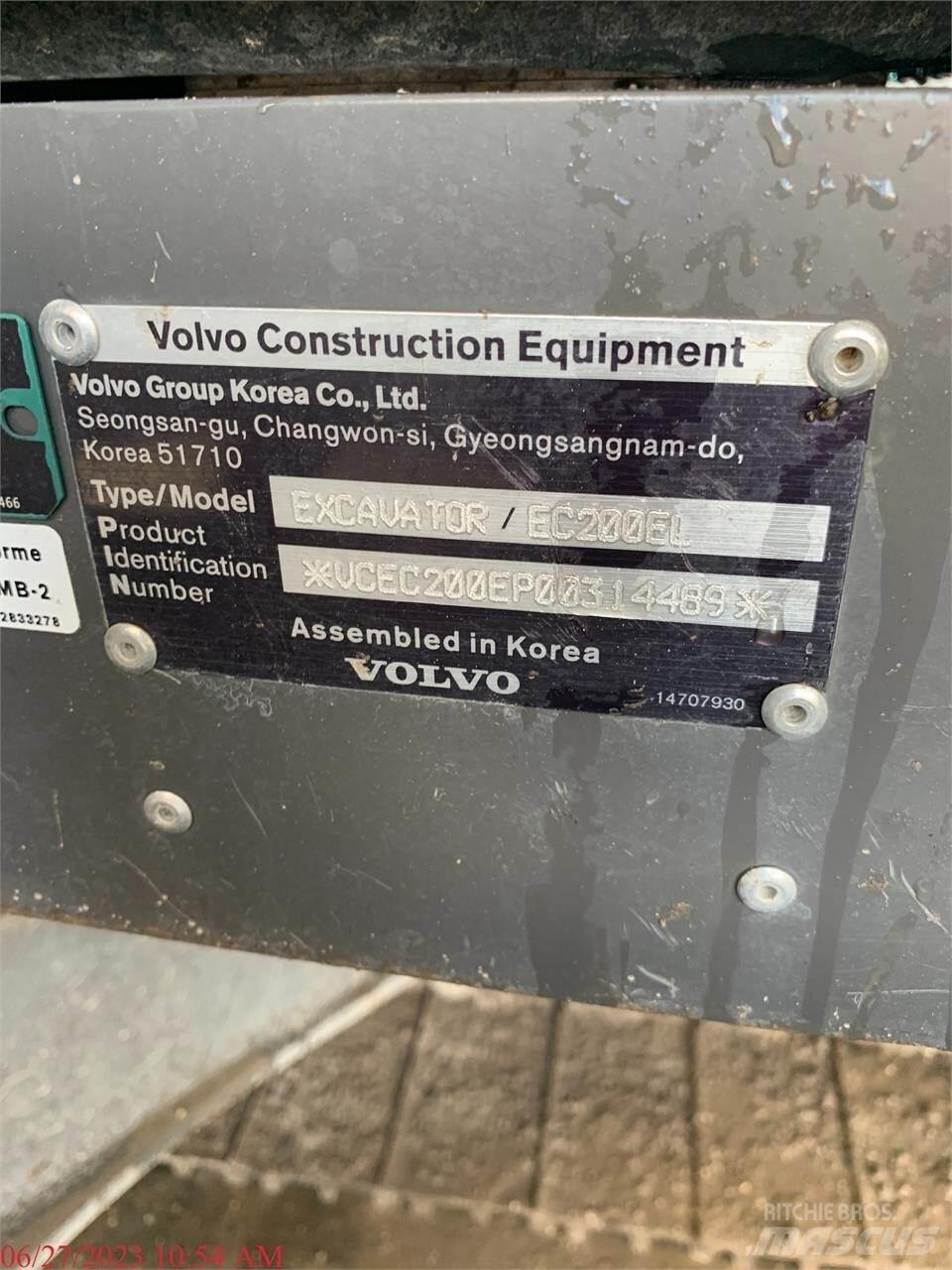 Volvo EC200EL Gravemaskiner på larvebånd