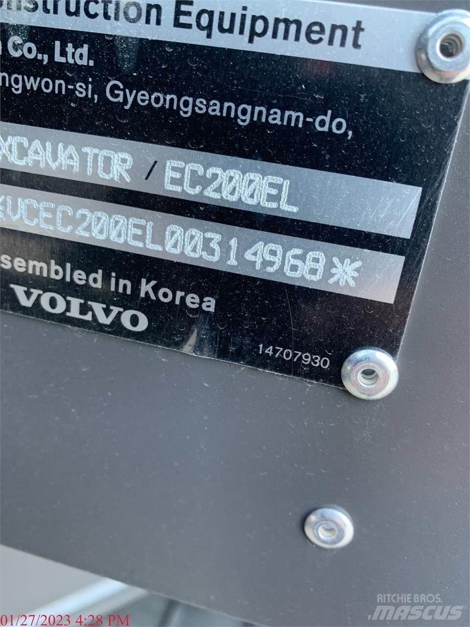 Volvo EC200EL Gravemaskiner på larvebånd
