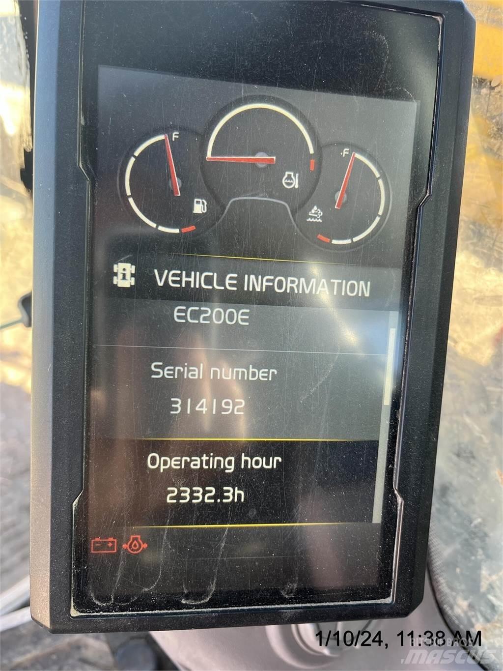 Volvo EC200EL Gravemaskiner på larvebånd