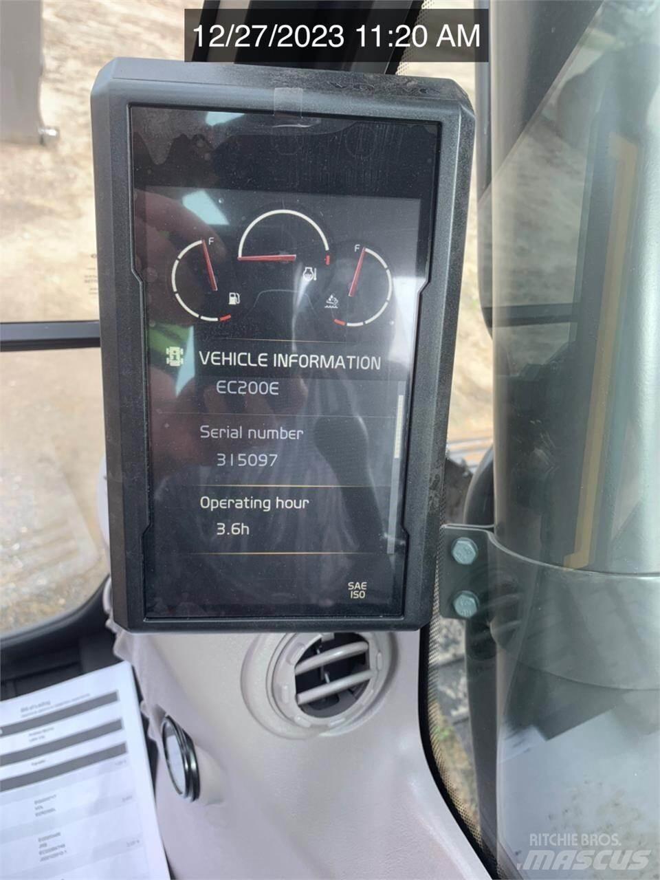 Volvo EC200EL Gravemaskiner på larvebånd
