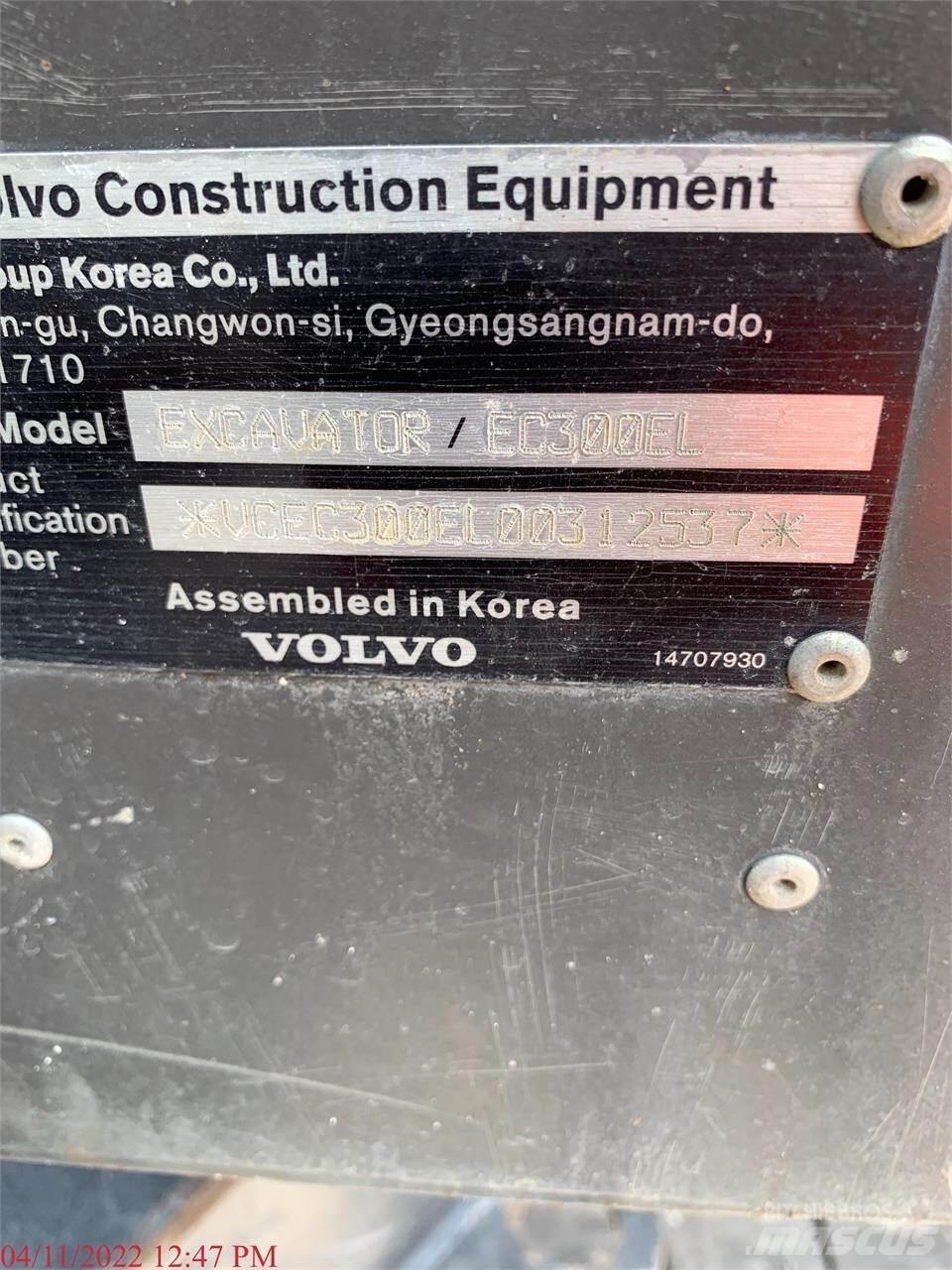Volvo EC300EL Gravemaskiner på larvebånd