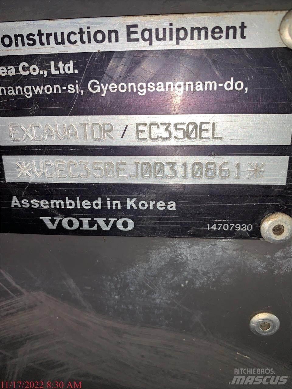 Volvo EC350EL Gravemaskiner på larvebånd