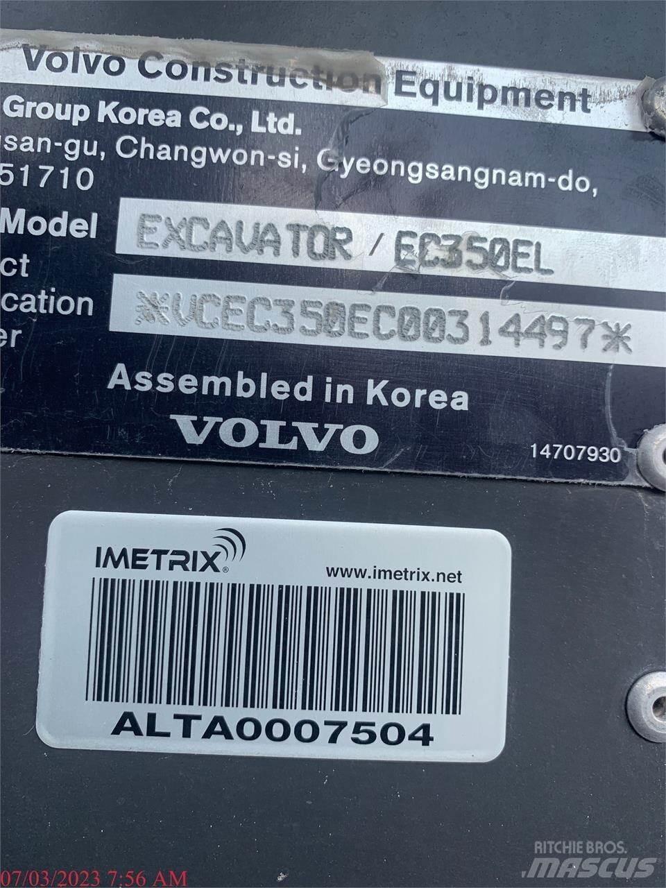 Volvo EC350EL Gravemaskiner på larvebånd