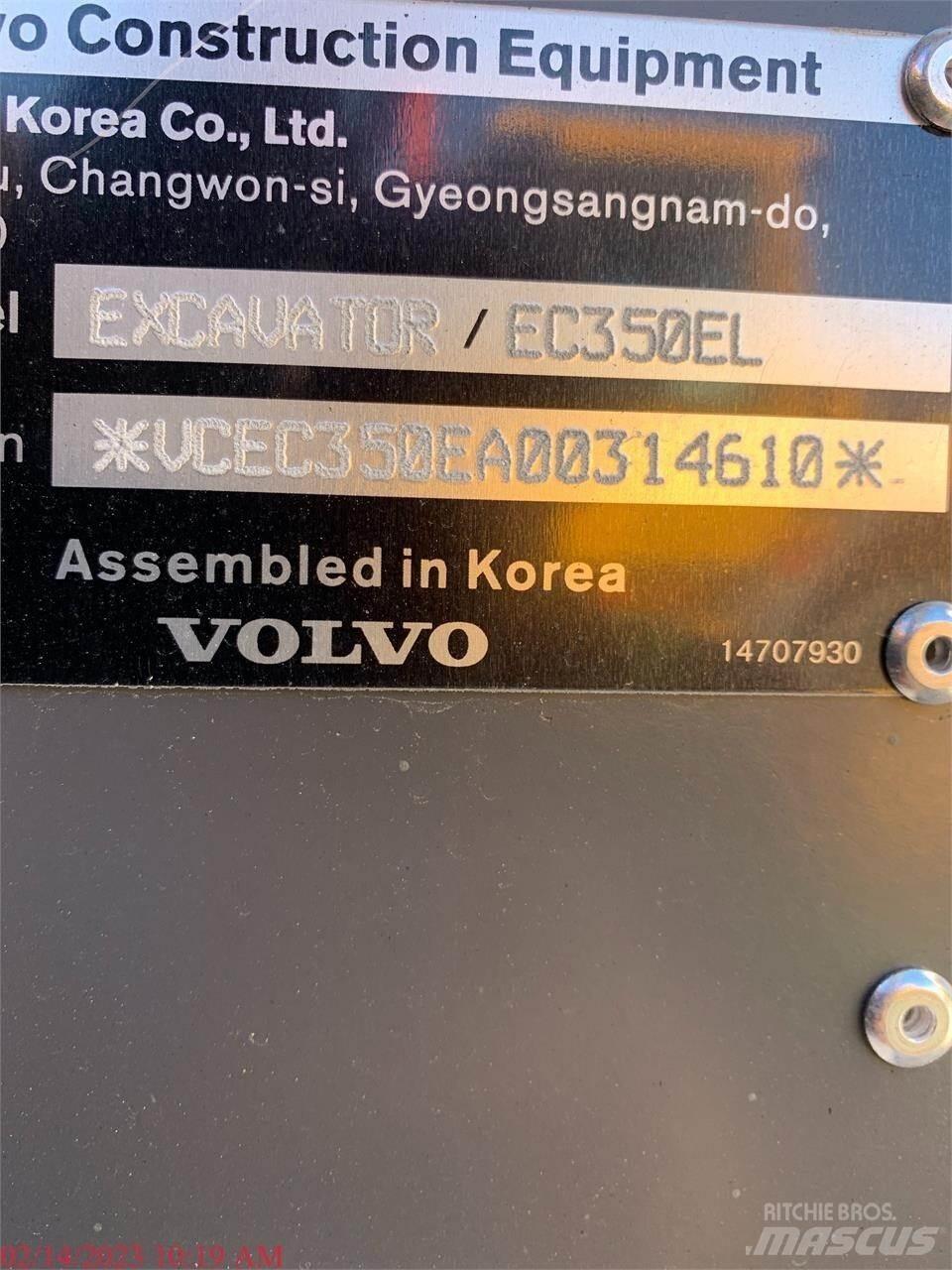 Volvo EC350EL Gravemaskiner på larvebånd