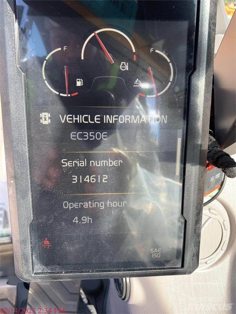 Volvo EC350EL Gravemaskiner på larvebånd