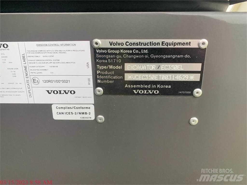Volvo EC350EL Gravemaskiner på larvebånd