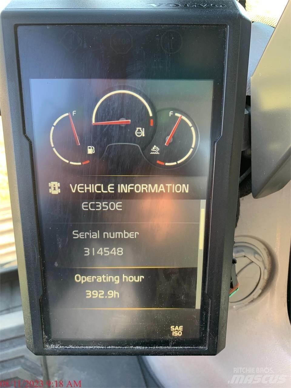 Volvo EC350EL Gravemaskiner på larvebånd