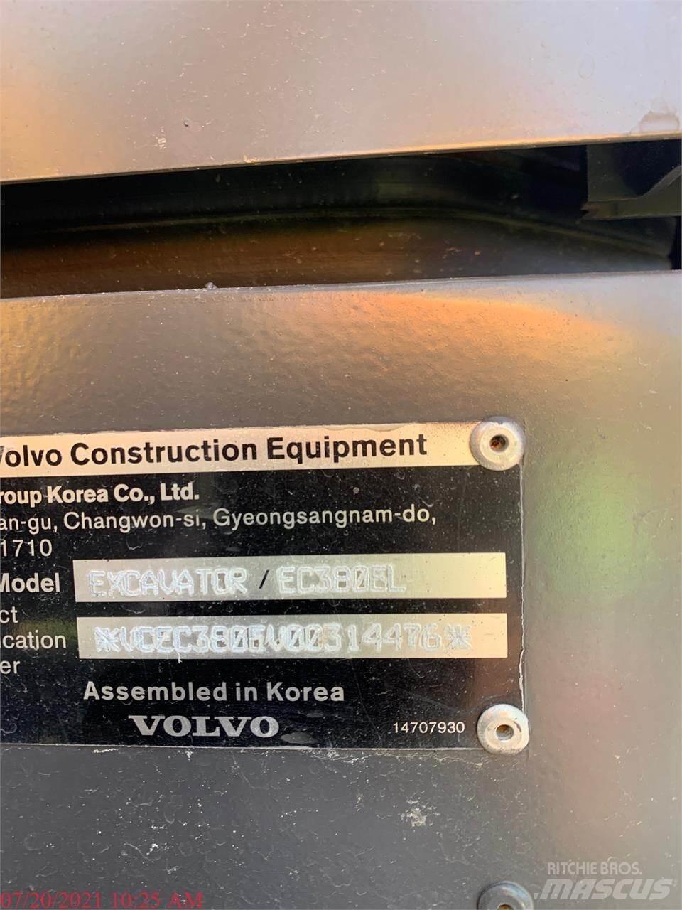 Volvo EC380EL Gravemaskiner på larvebånd