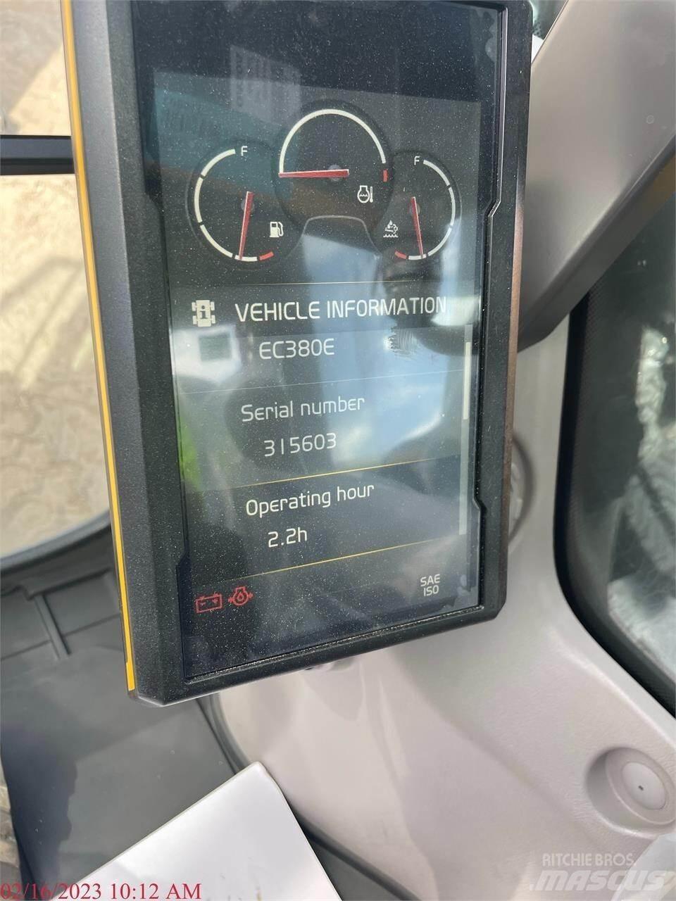 Volvo EC380EL Gravemaskiner på larvebånd