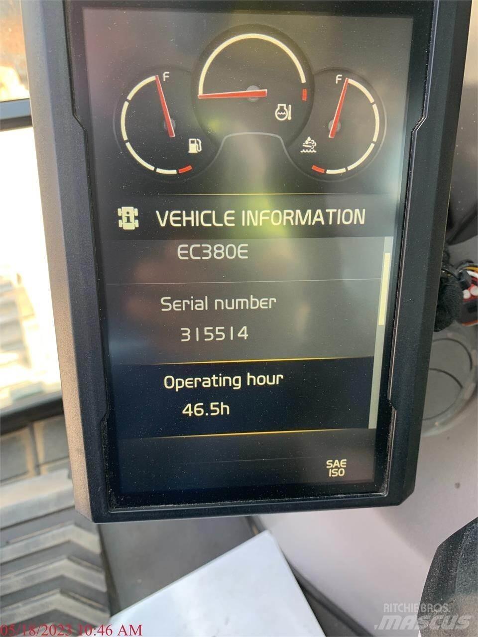 Volvo EC380EL Gravemaskiner på larvebånd