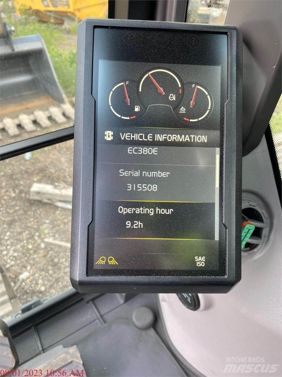 Volvo EC380EL Gravemaskiner på larvebånd
