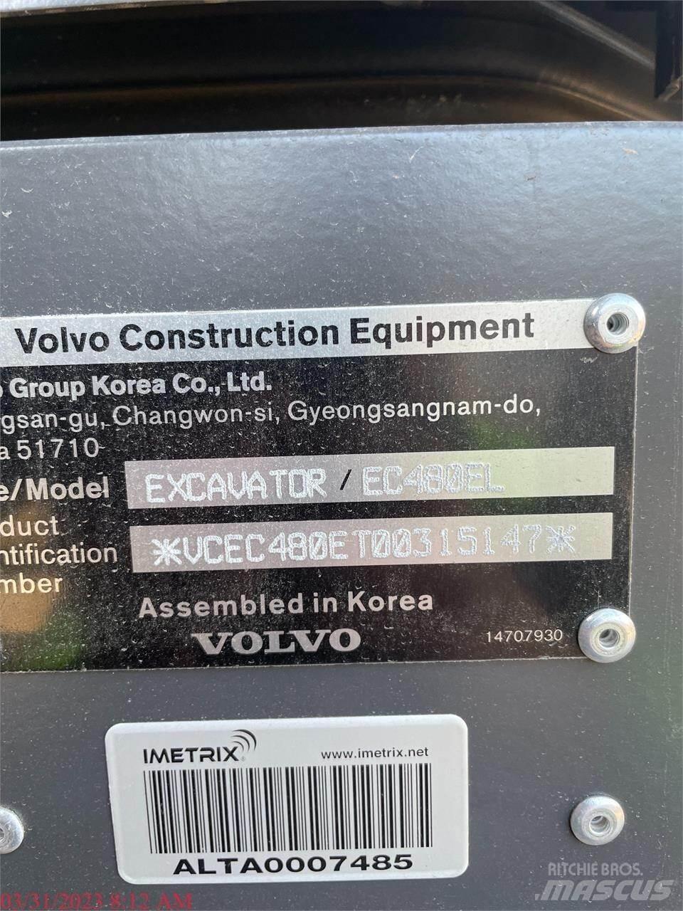 Volvo EC480EL Gravemaskiner på larvebånd