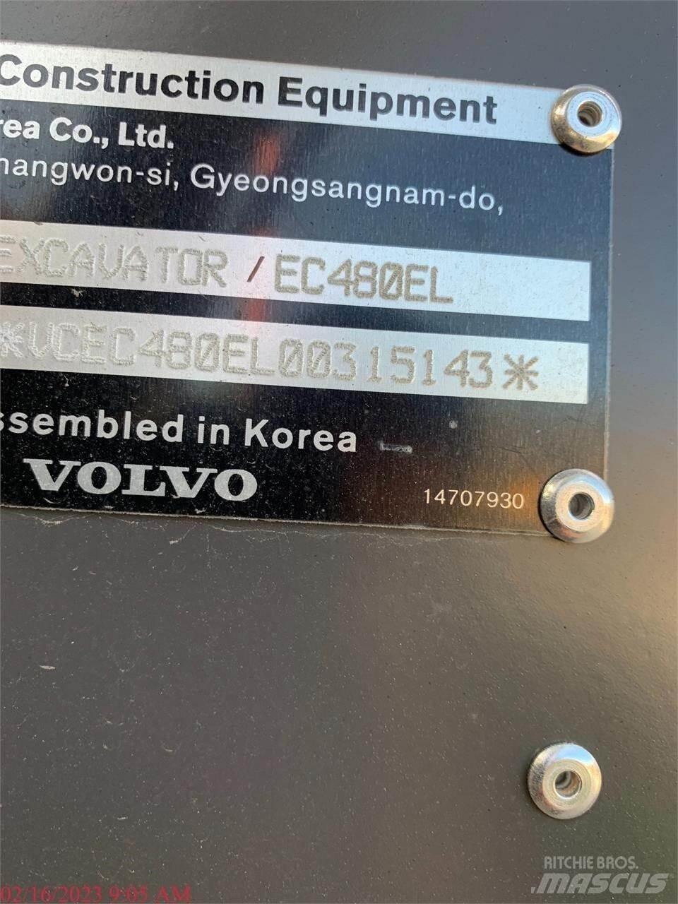 Volvo EC480EL Gravemaskiner på larvebånd