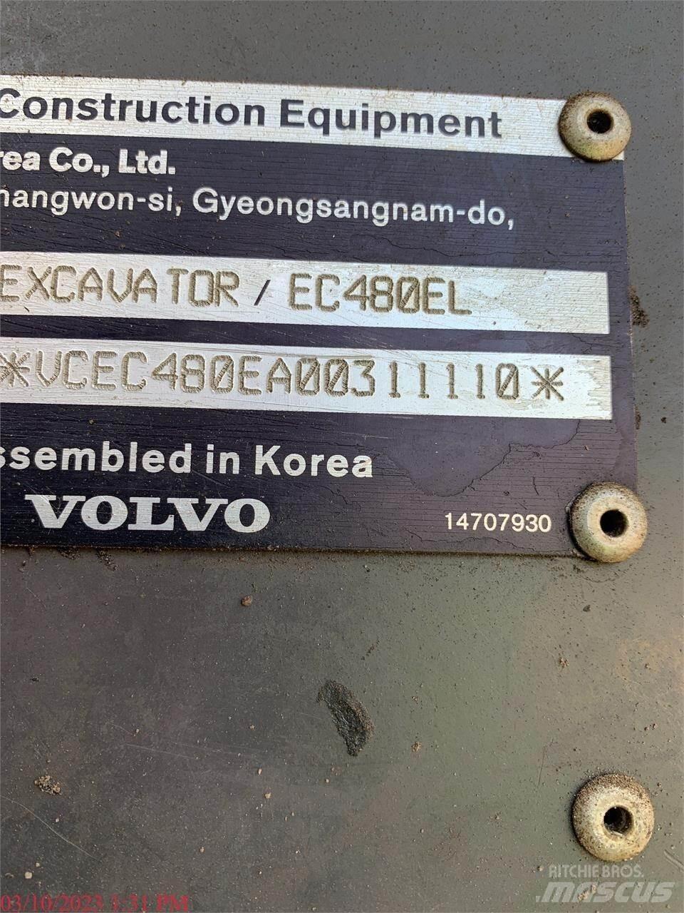 Volvo EC480EL Gravemaskiner på larvebånd