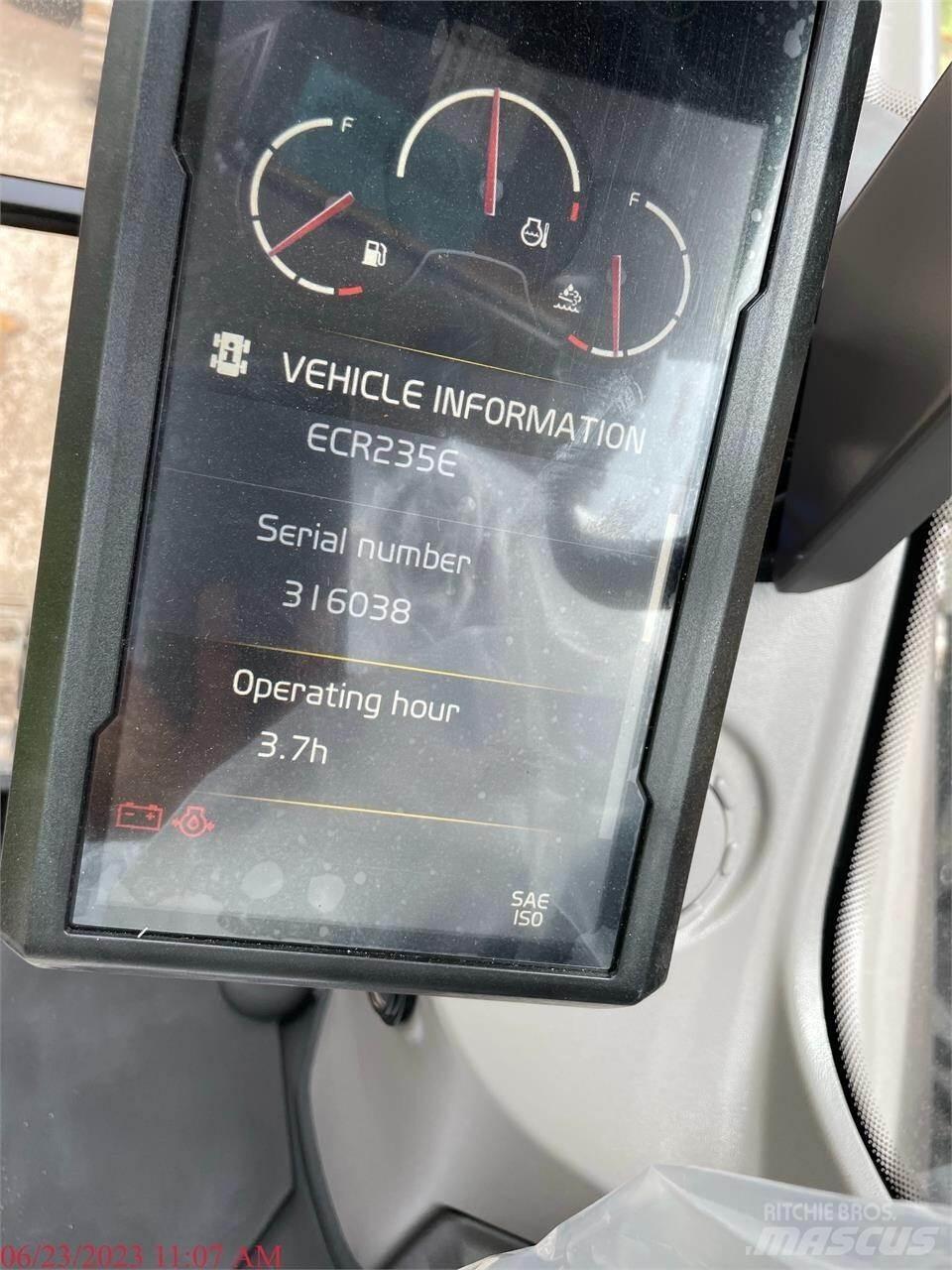 Volvo ECR235EL Gravemaskiner på larvebånd