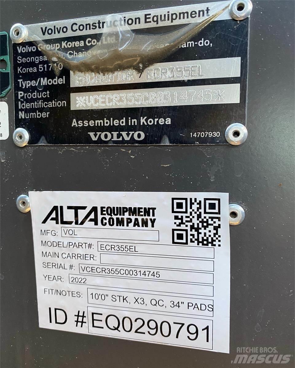 Volvo ECR355EL Gravemaskiner på larvebånd