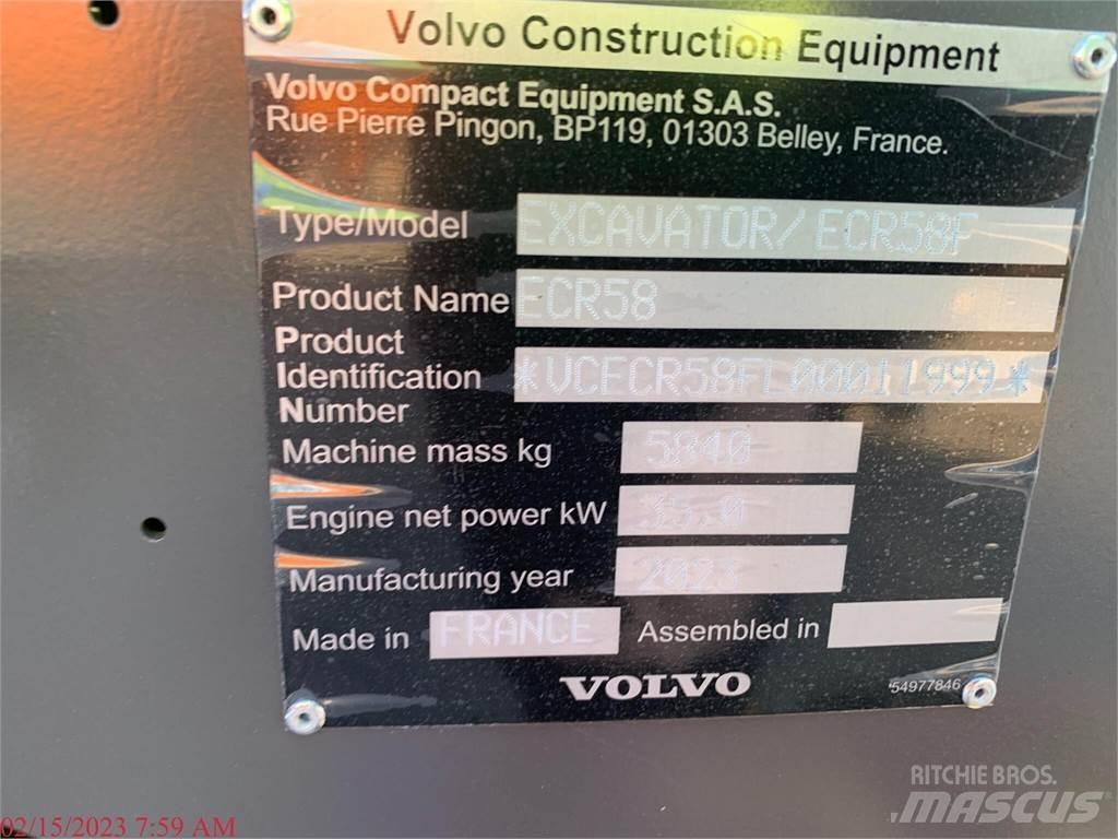 Volvo ECR58F Gravemaskiner på larvebånd