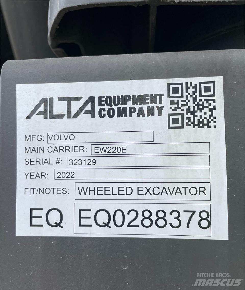 Volvo EW220E Gravemaskiner på hjul