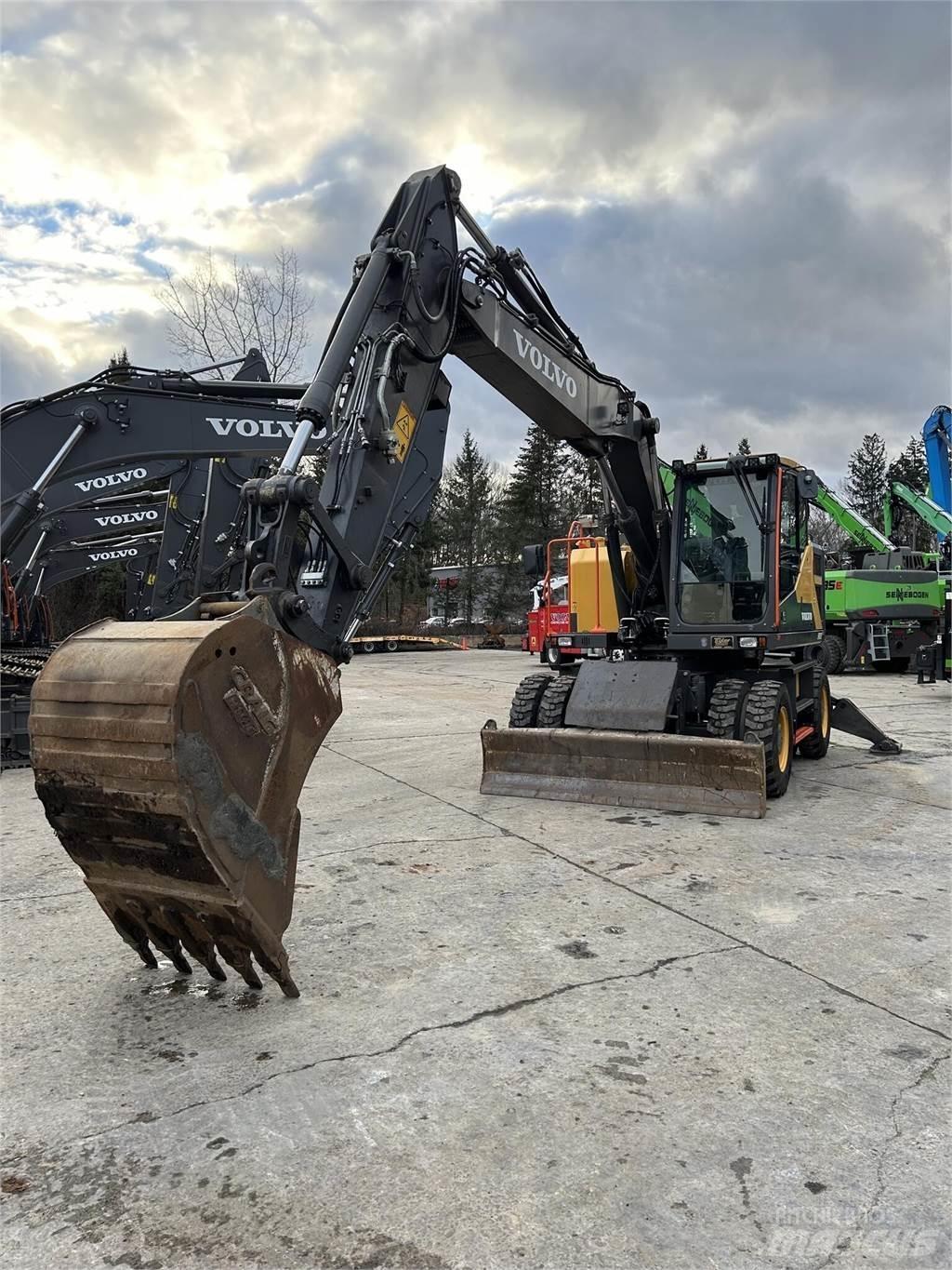 Volvo EWR170E Gravemaskiner på hjul