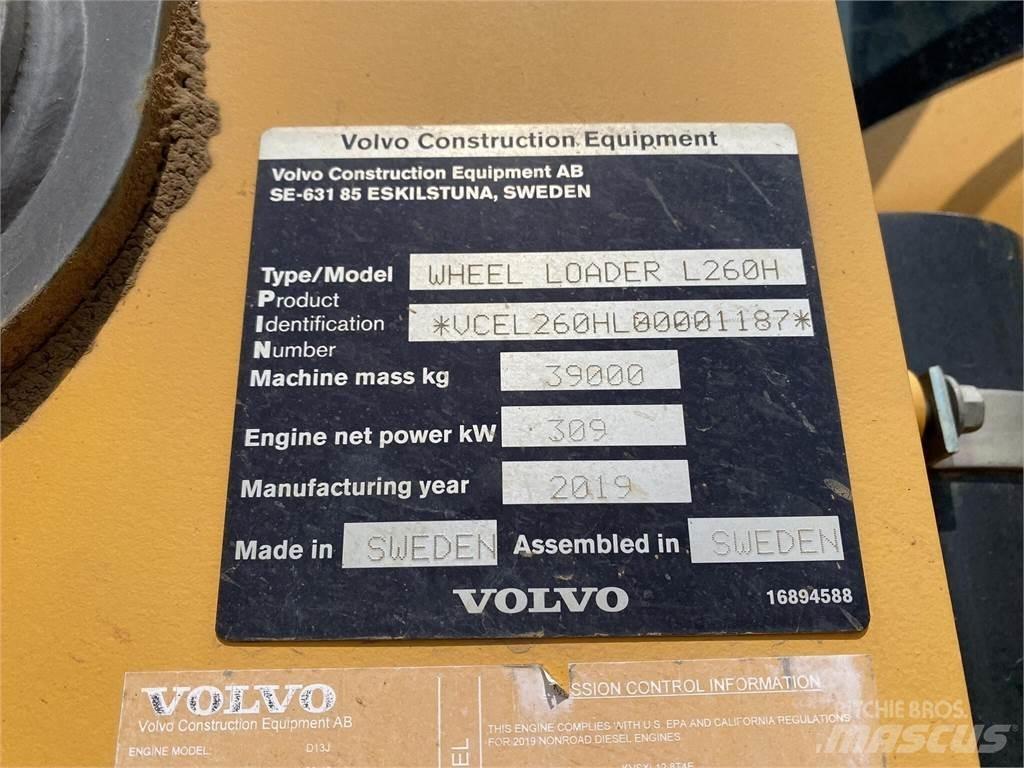 Volvo L260H Læssemaskiner på hjul