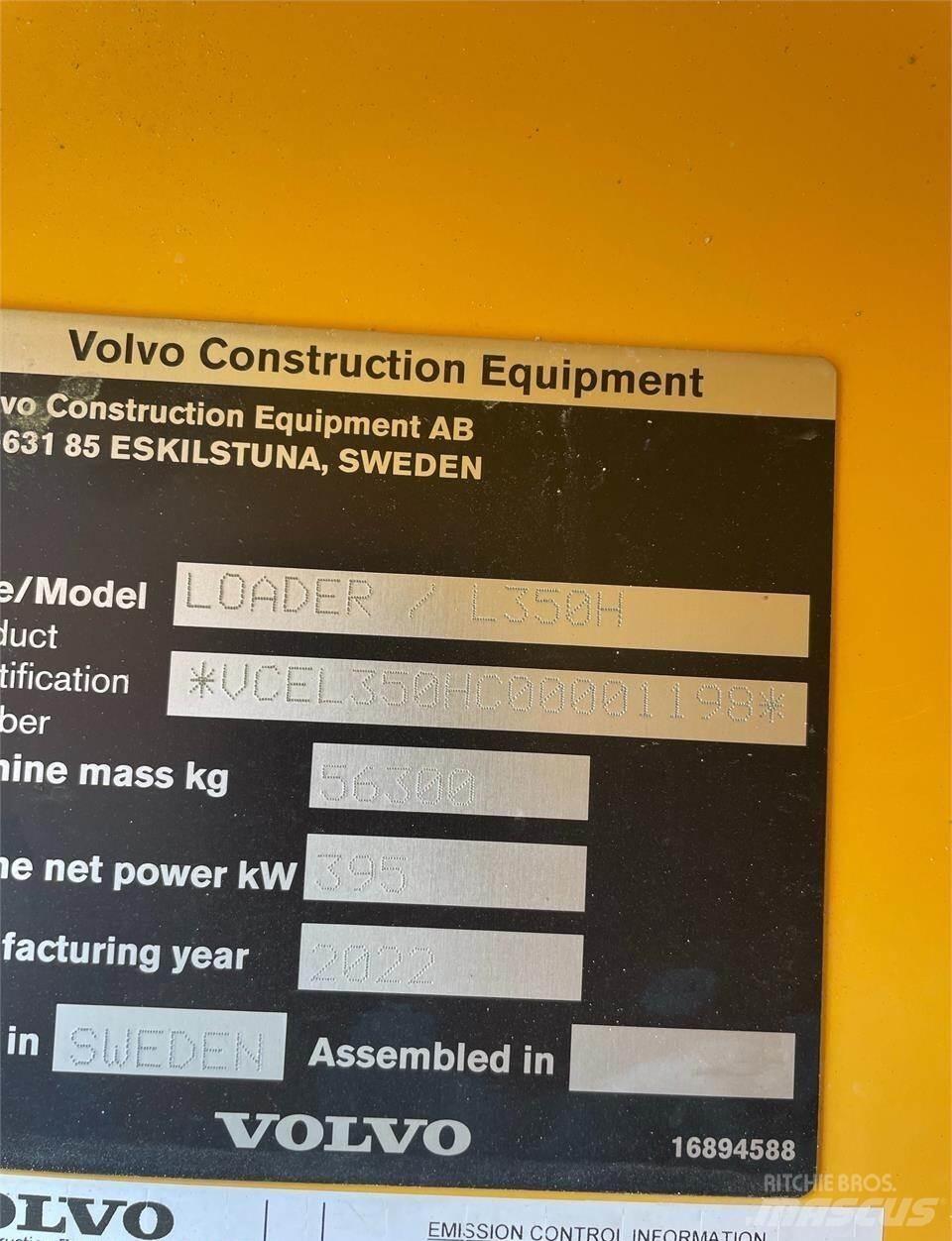 Volvo L350H Læssemaskiner på hjul