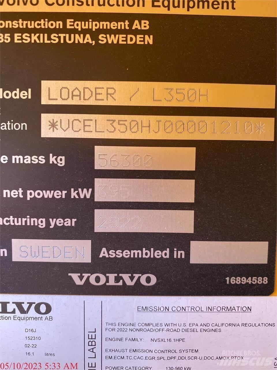 Volvo L350H Læssemaskiner på hjul