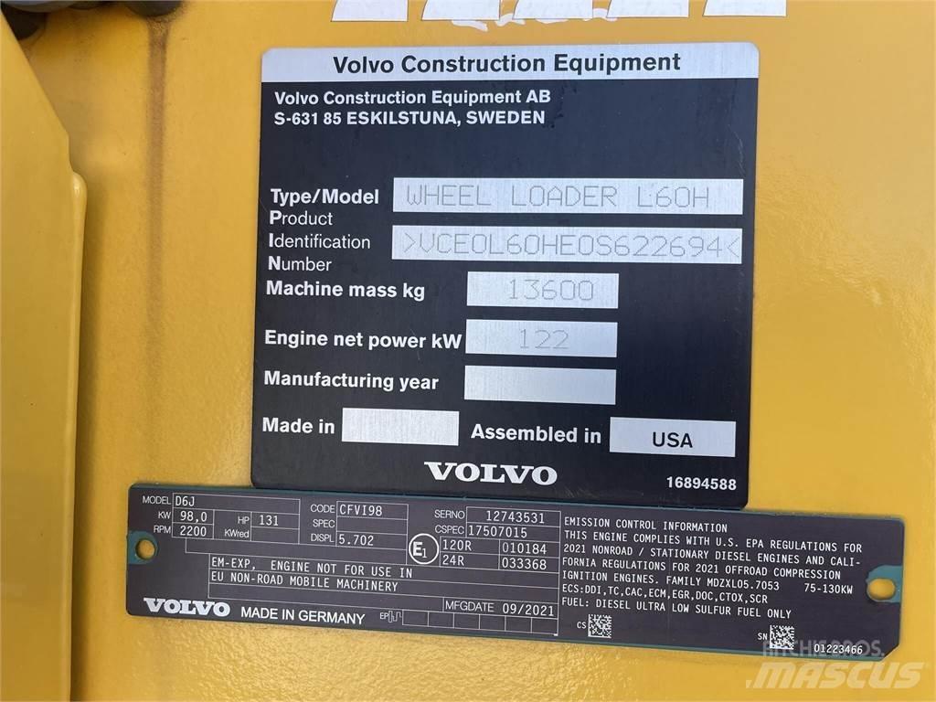 Volvo L60H Læssemaskiner på hjul