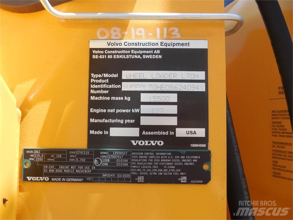 Volvo L70H Læssemaskiner på hjul