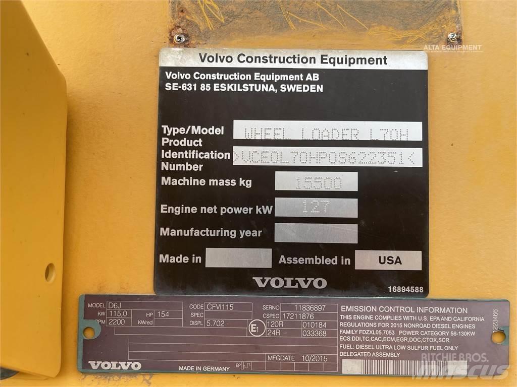 Volvo L70H Læssemaskiner på hjul