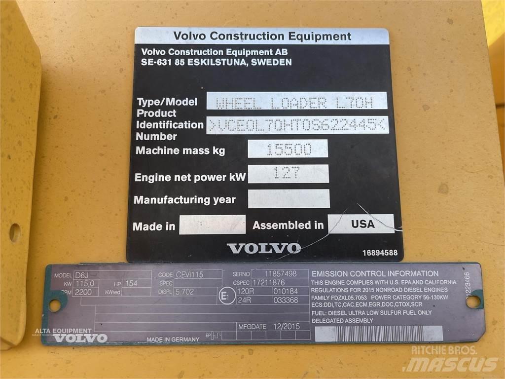 Volvo L70H Læssemaskiner på hjul
