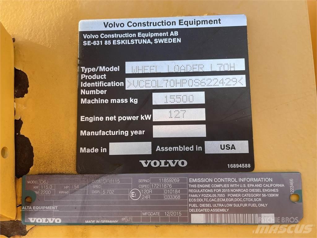 Volvo L70H Læssemaskiner på hjul