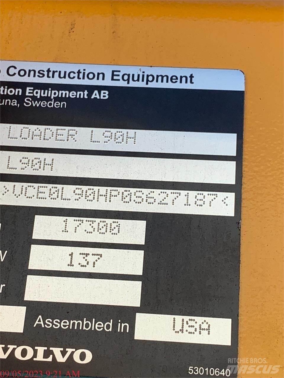 Volvo L90H Læssemaskiner på hjul