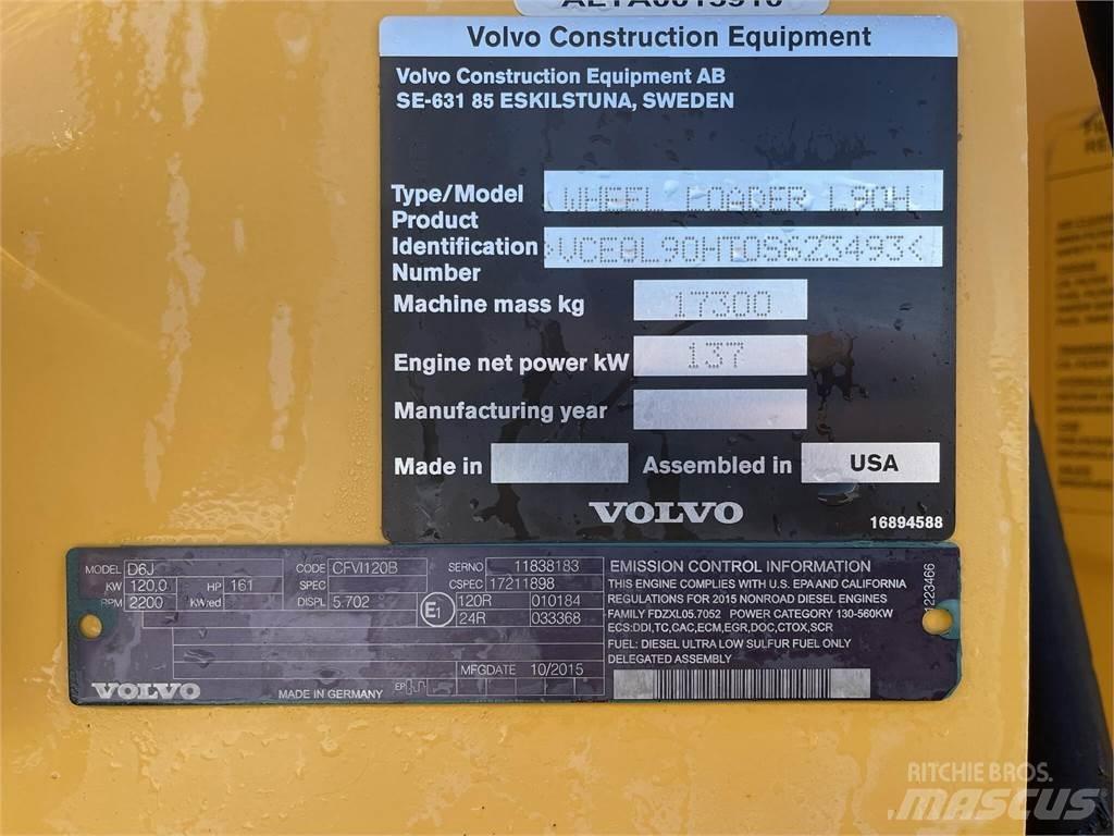 Volvo L90H Læssemaskiner på hjul