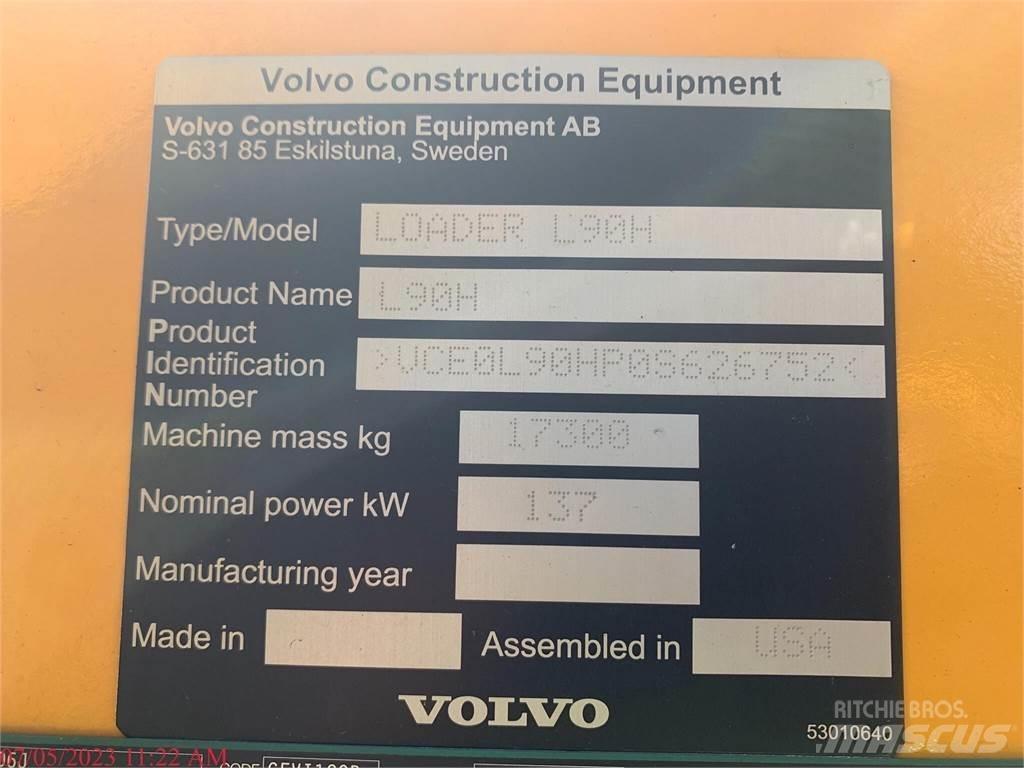 Volvo L90H Læssemaskiner på hjul